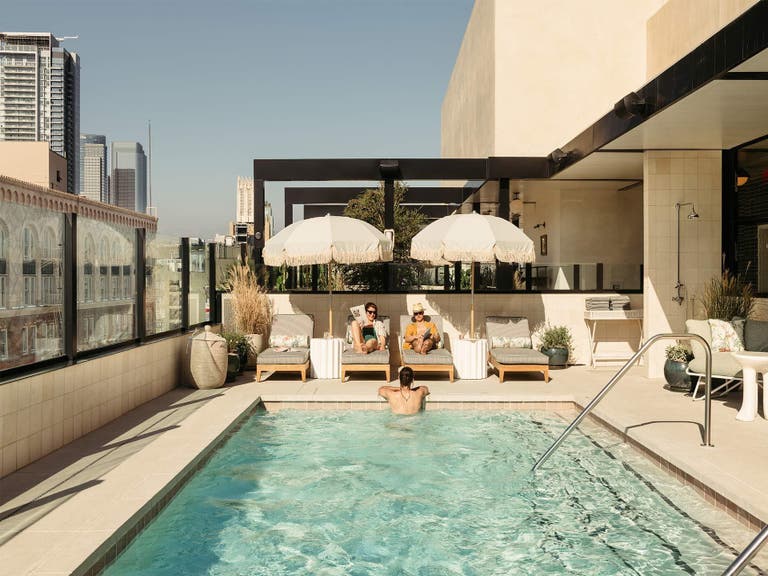 Rooftop Pool at The Hoxton Downtown LA