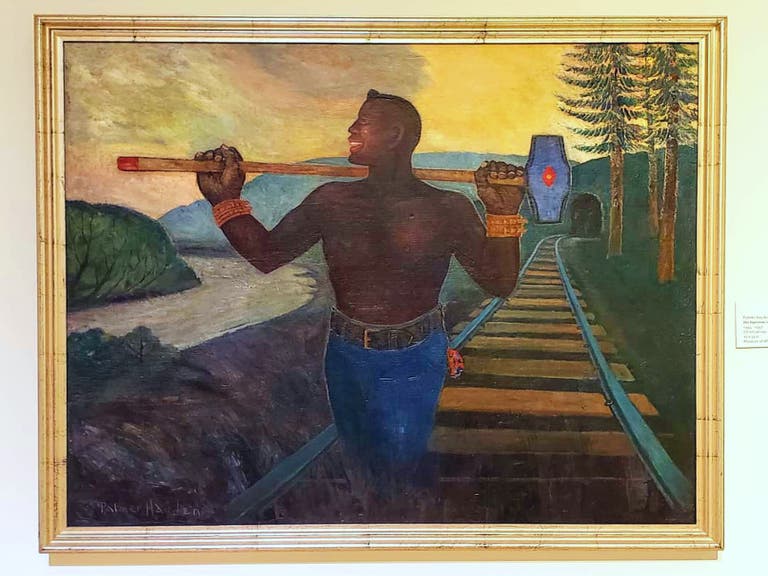 Palmer C. Hayden, "His Hammer in His Hand" at the Museum of African American Art