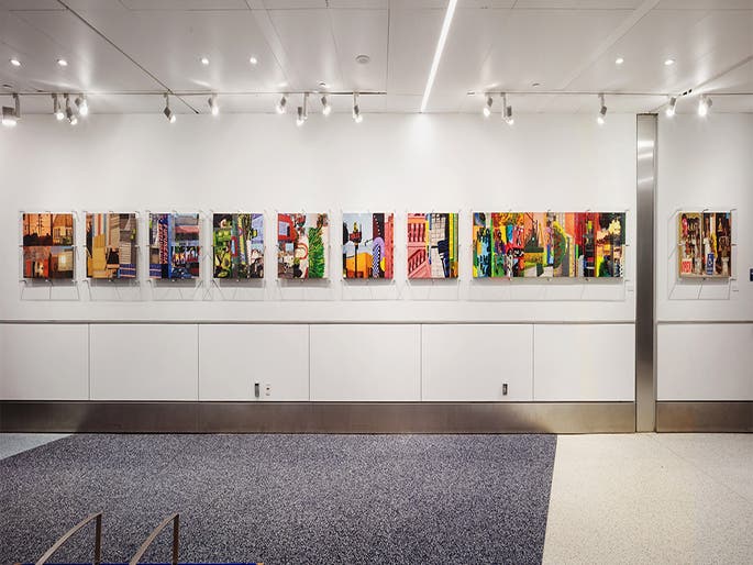 Jamie Scholnick, "Layered Histories" exhibit on view in Terminal 1 at LAX